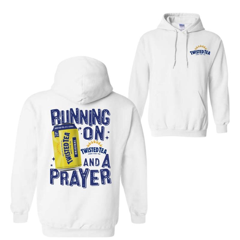 Running On Twisted And A Prayer 2 Sided T-Shirt Sweatshirt Hoodie, For Men And Women, Trendy Shirt | DripVista.com
