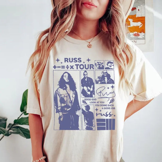 Russ Shirt Santiago Graphic T-shirt Russ Tour Sweatshirt Russ Vintage 90s Hoodie Gift For Fans Men Women