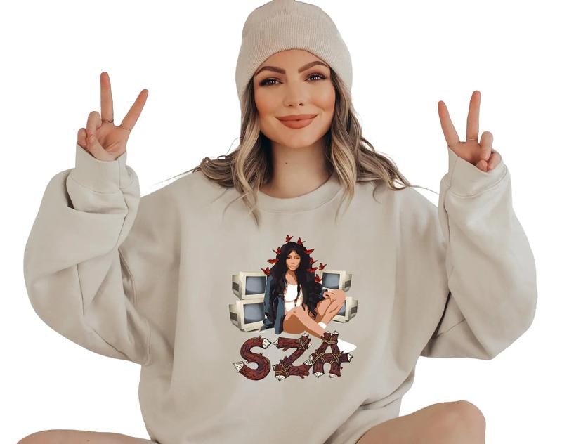 S.Z.A SOS shirt, S.Z.A Sweatshirt, Trendy shirt, Gift For Fans Hoodie | DripVista.com