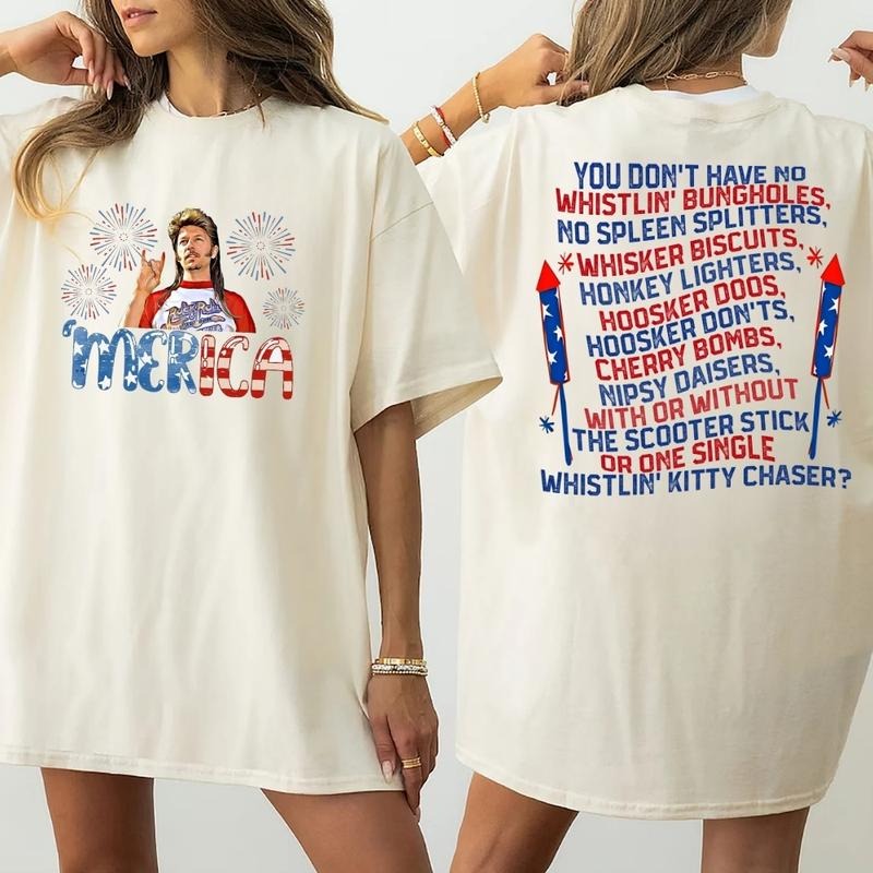 [SALE UP TO 60%] Joe Dirt USA T-Shirt, Sweatshirt, Merica 4th of July Graphic Tee, Funny Patriotic Shirt for BBQs,...