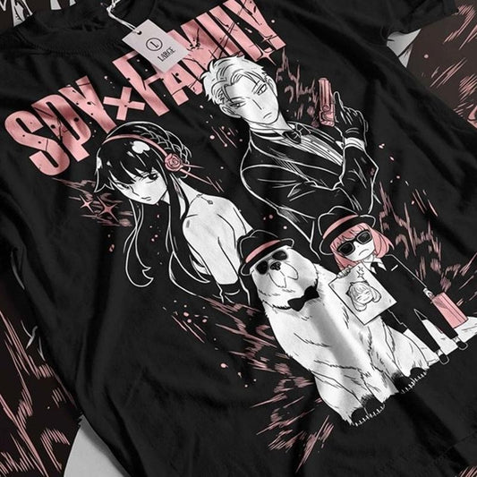 SPY x FAMILY Unisex T-Shirt Anime, Loid, Yor, Anya, Bond, Forger ALL SIZES