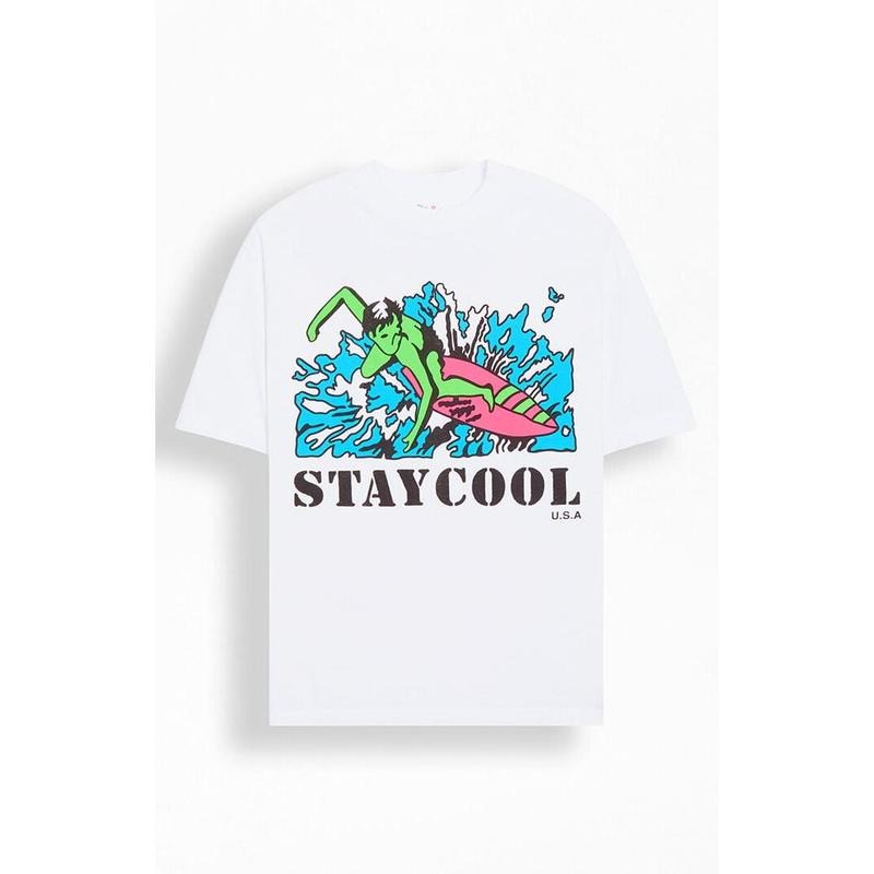 STAYCOOLNYC Men's Surf T-Shirt - Multicolor Hoodie, Sweatshirt | DripVista.com