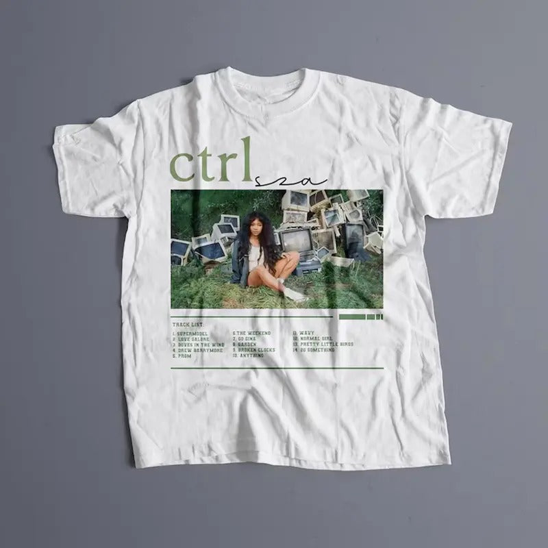 SZA- CTRL Lightsaber brand-shirt, sza Graphic Tee, sza Merch, Rap Shirt, SOS, sza unisex gift, Concert Lightsaber brand...