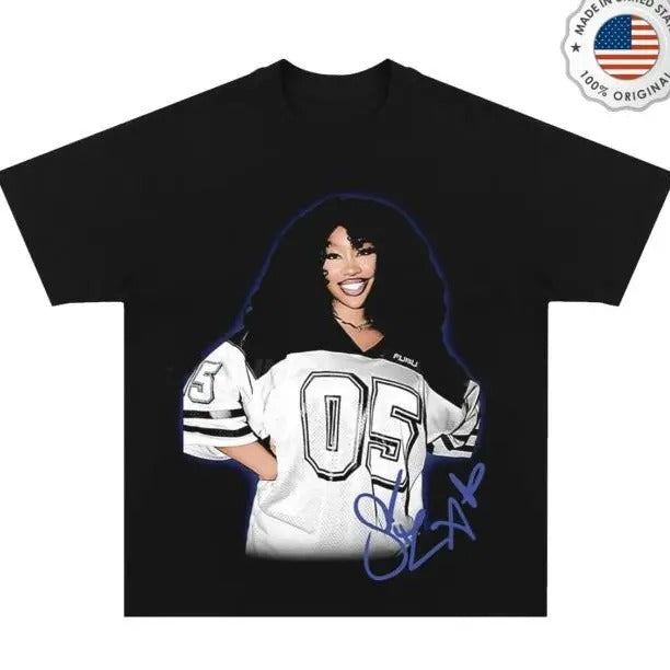 SZA Tee Cotton Fabric Tshirt Classic Menswear Hoodie, Sweatshirt | DripVista.com