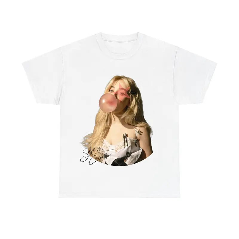 Sabri Red Star Bubble Gum Tee, Summer Music Princess Pop Shirt