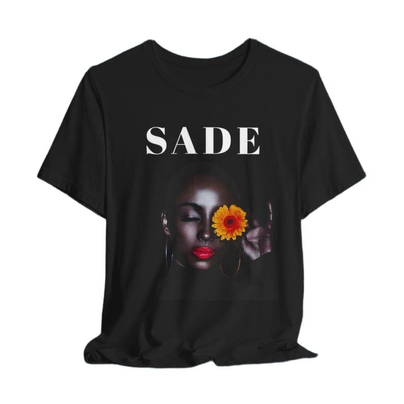 Sade Blossom Shirt, Sade Shirt, Adu, Diamond Life, Love Deluxe, 90s R&B, Pop, Retro Music Graphic Tee