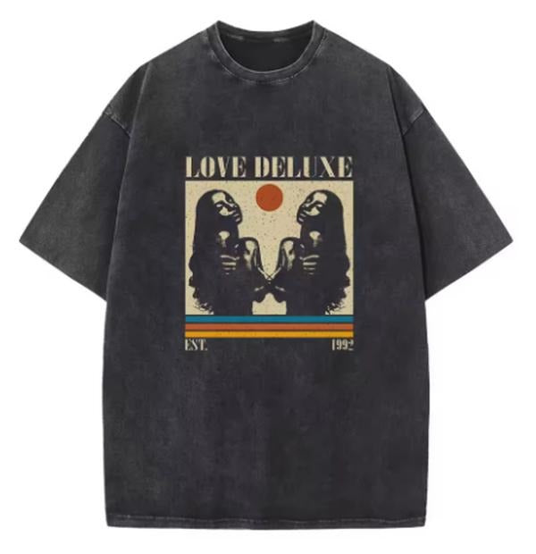 Sade Love Deluxe 2024 Shirts Vintage Harajuku Printing Summer Fans Gift Unisex O-Neck Short Sleeve Casual Cotton T-Shirts...