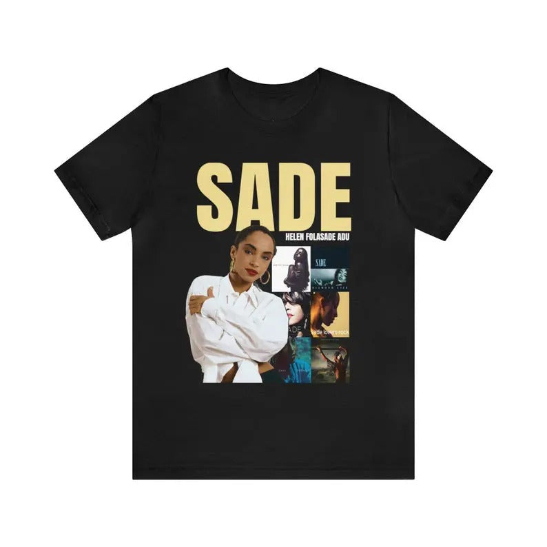 Sade Tribute t-shrit, Sade Adu, Soul Music T-Shirt, Music Legend Shirt Hoodie, Sweatshirt | DripVista.com