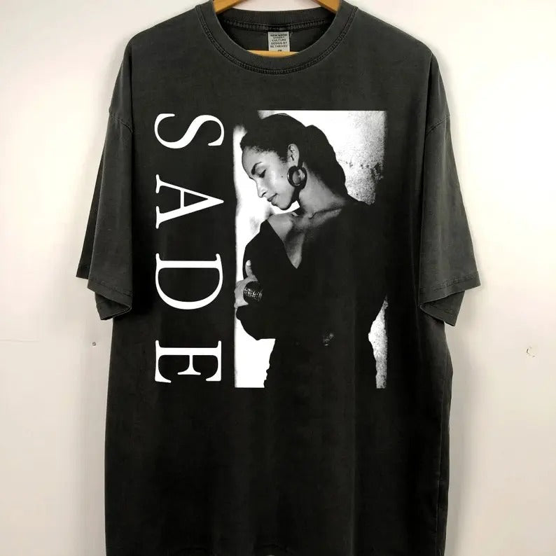 Sade Vintage 90s T-Shirt, Sade Concert Shirt, Sade Pop Music Fan shirt, Sade Gifts for Men Women Unisex Tee, Sade Adu Gift Merch