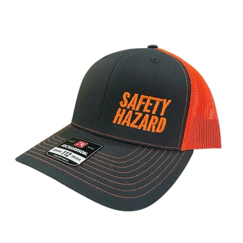 Safety Hazard Embroidered Hat T-Shirts, Hoodie, Sweatshirt | DripVista.com