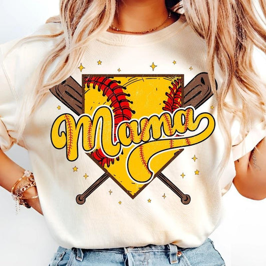 [Sale To 45% Off] Retro Softball T-Shirt, Game Day Mama T-Shirt, Vintage Softball Mama Shirt, Softball Mom Shirt, Game Day Trend