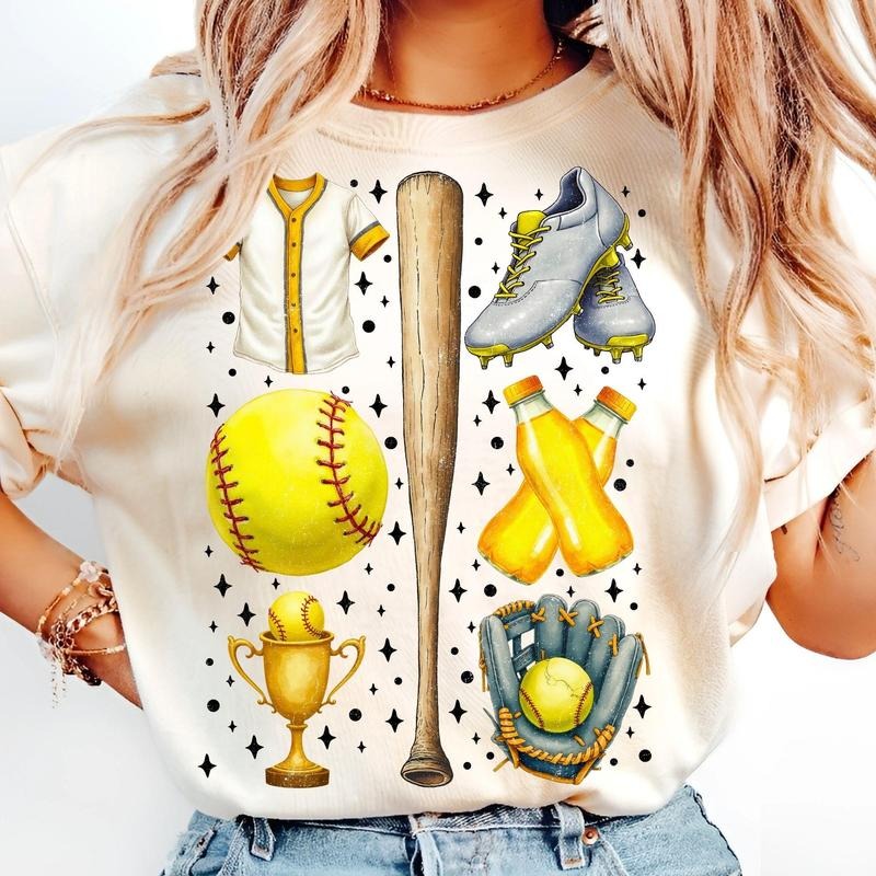 [Sale To 45% Off] Retro Softball T-Shirt, Game Day Softball T-Shirt, Vintage Softball Mom T-Shirt, Gift Ideas, Gift For Mom, Mother's Day Gift