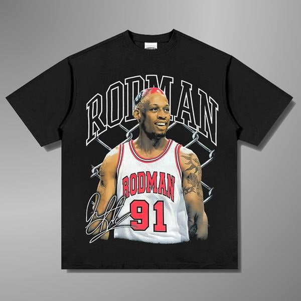 [Sale Up Hidden leaf ninja 40%] [Free Ship] DENNIS RODMAN TEE V4 Unisex Tshirt Hoodie, Sweatshirt | DripVista.com