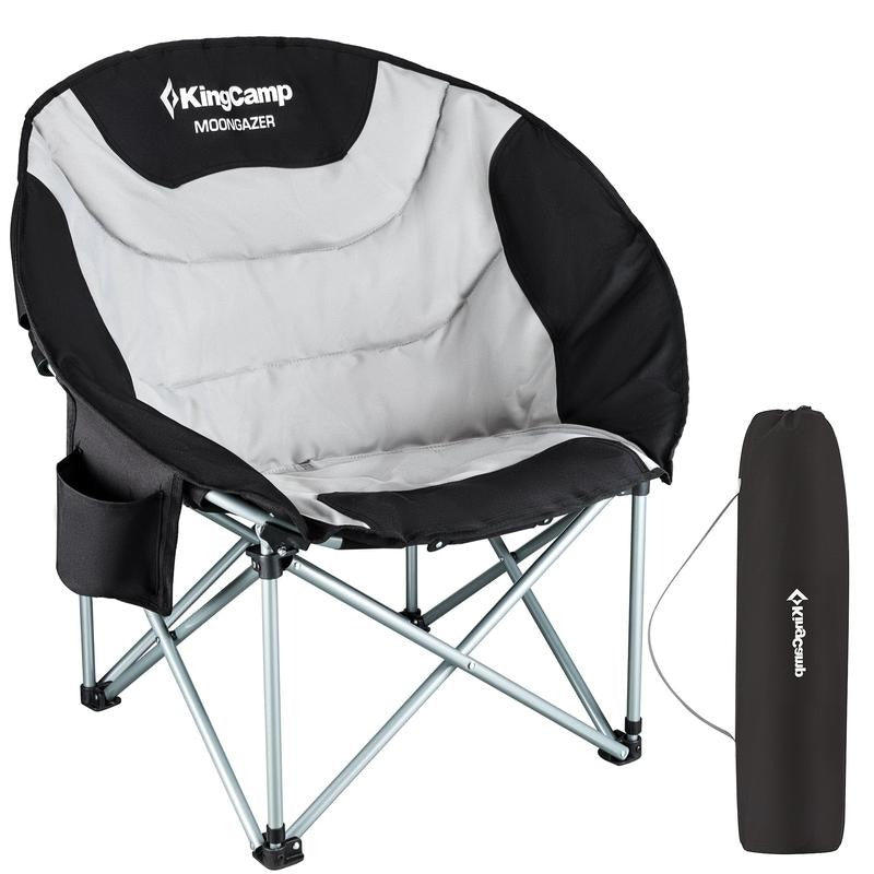 [Sale Up Hidden leaf ninja PlayStation brand%] KingCamp Folding Camping Chairs Oversized Saucer Round FOG Chair for...