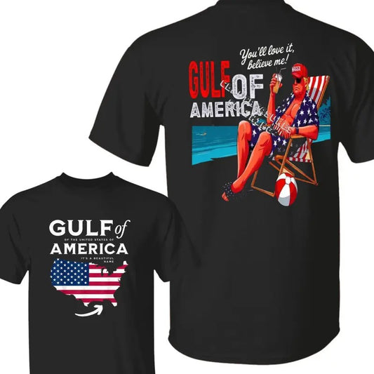 [Sale Up To 60%] Funny Gulf Of America Shirt Gulf Of America Trump Shirt American Shirt Gulf Of Mexico To Gulf Of America Shirt Full Size