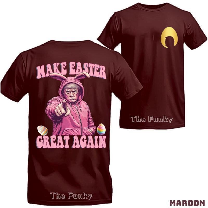 [Sale Up To 65%] Make Easter Great Again T-Shirt-sweatshirt-hoodie, Funny Trump Easter Bunny Hoodie, Political Parody...