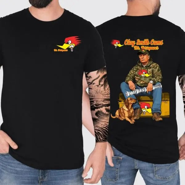 [Sale Up to 60%] Clay Smith Cams Mr. Horsepower Trump 2 Sides T-Shirt, Clay Smith Cams Trump Tee, Trump Shirt, Gift for...