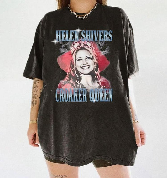 [Sale up to 30%] Comfort Colors Helen Shivers Croaker Queen Vintage Shirt, Helen Shivers Top, Helen Shivers Croaker Queen IKWYDLS, Sarah Michelle Gellar Shirt, Horror Movie