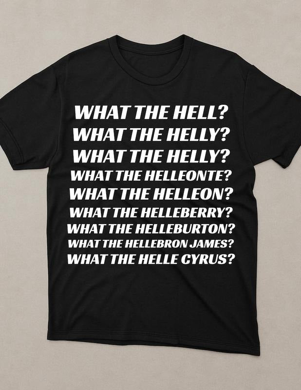 [Sale up to 50%]  What The Hell Funny Meme Unisex Heavy Cotton Tee