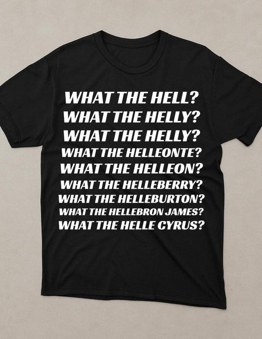 [Sale up to 50%]  What The Hell Funny Meme Unisex Heavy Cotton Tee