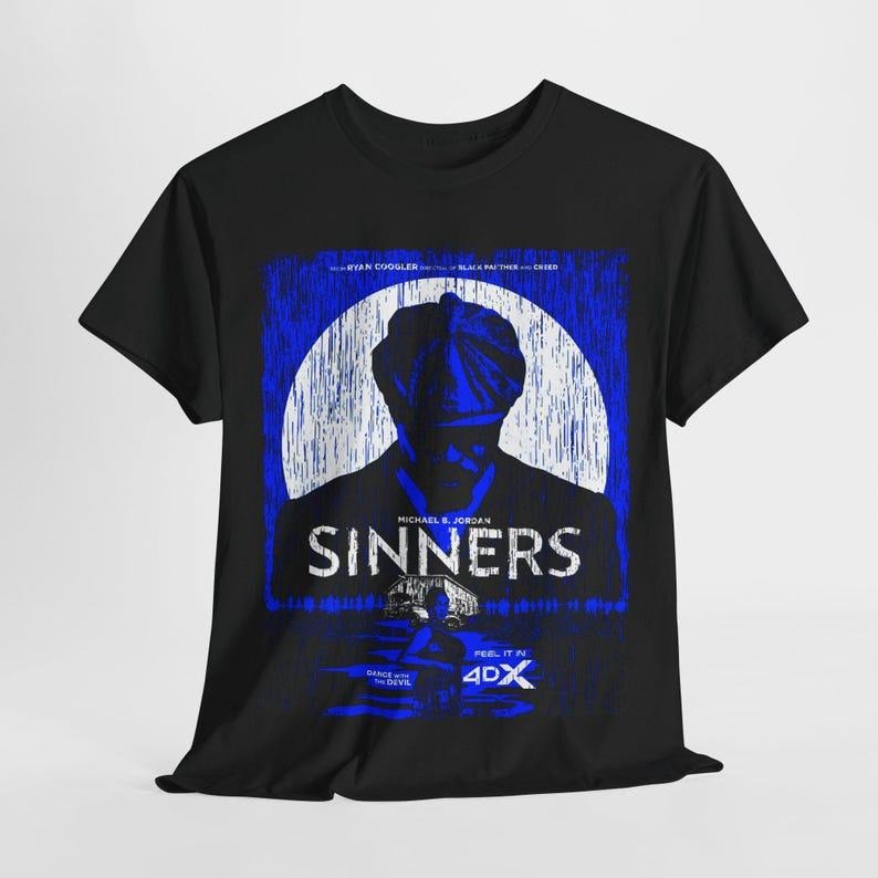 [Sale up to 50%] Sinners 2025 Action Movie Streetwear Unisex Graphic Short Sleeve T-Shirt Hoodie, Sweatshirt | DripVista.com