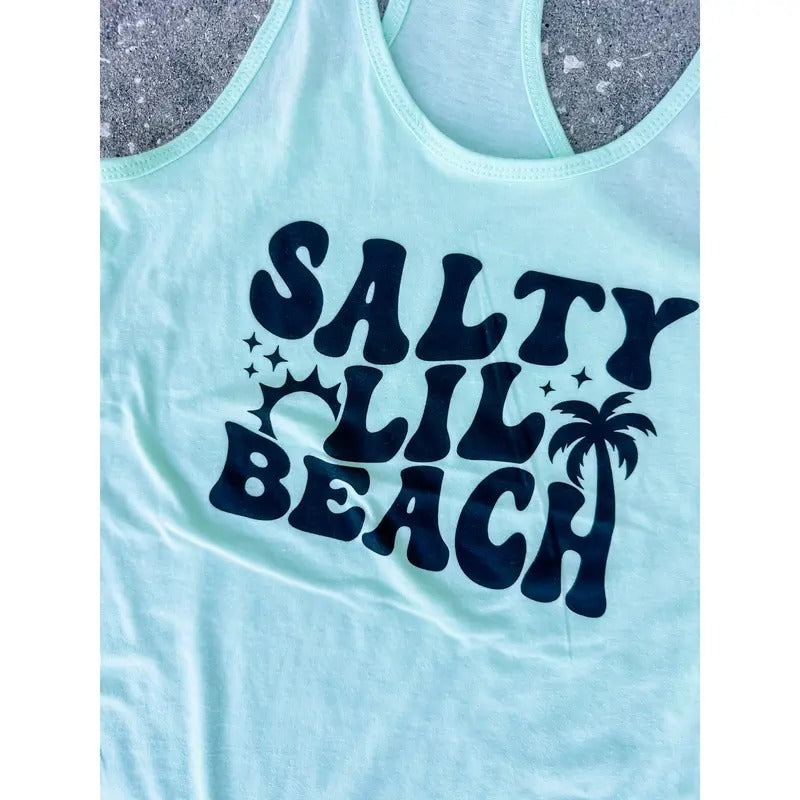 Salty Lil Beach Graphic Tank