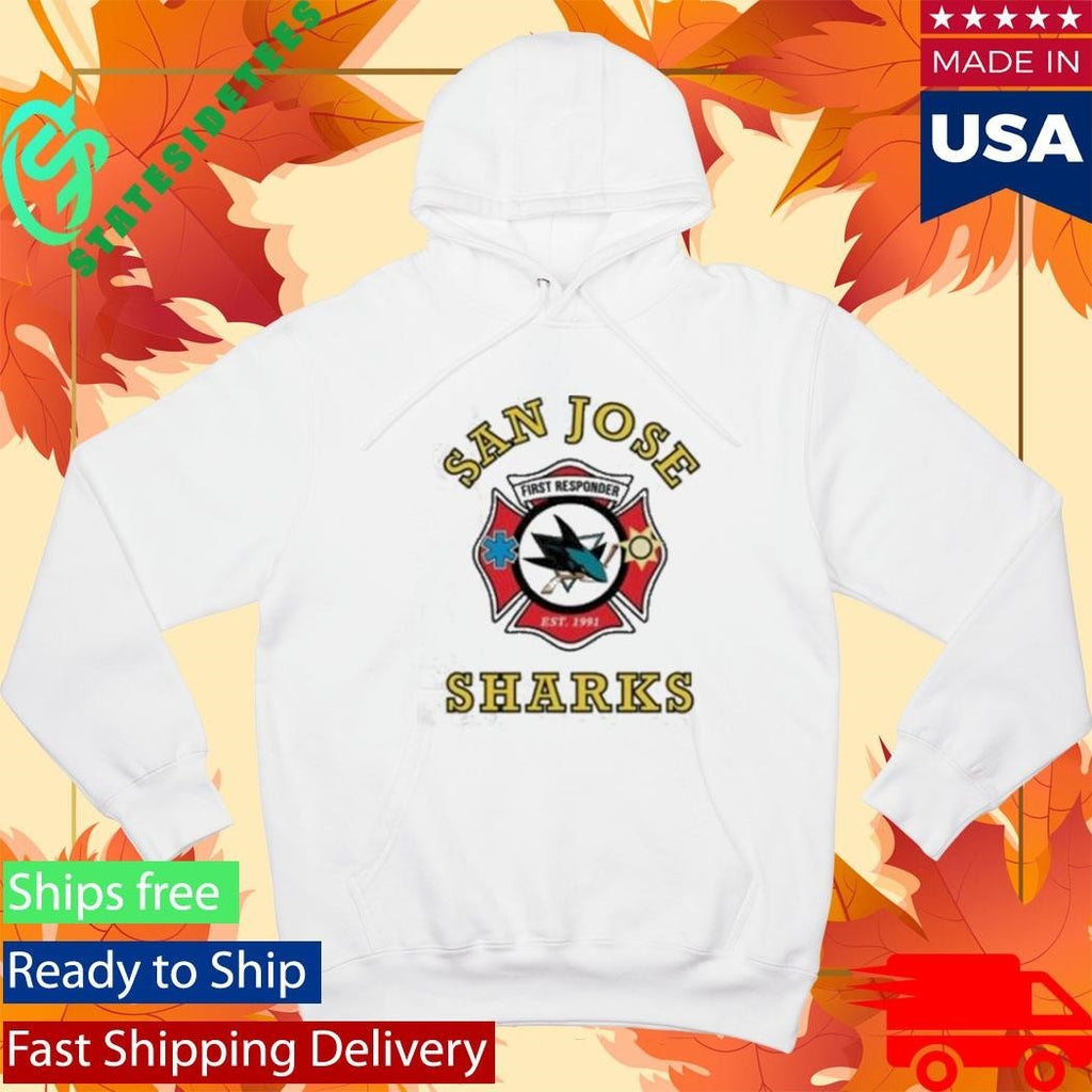 San Jose Sharks First Responders Fireman Shirt