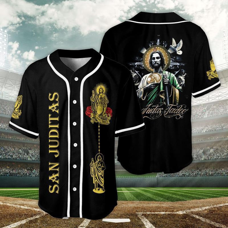 Sanjuditas Baseball Jdersey, Sanjuditas Mexico Jersey Summer Jersey for Men and Women, Baseball Jersey Style T-Shirts,...