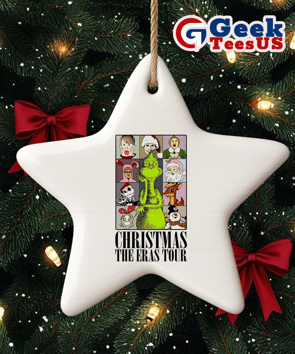 Santa Grinch Christmas Eras Tour Ornament