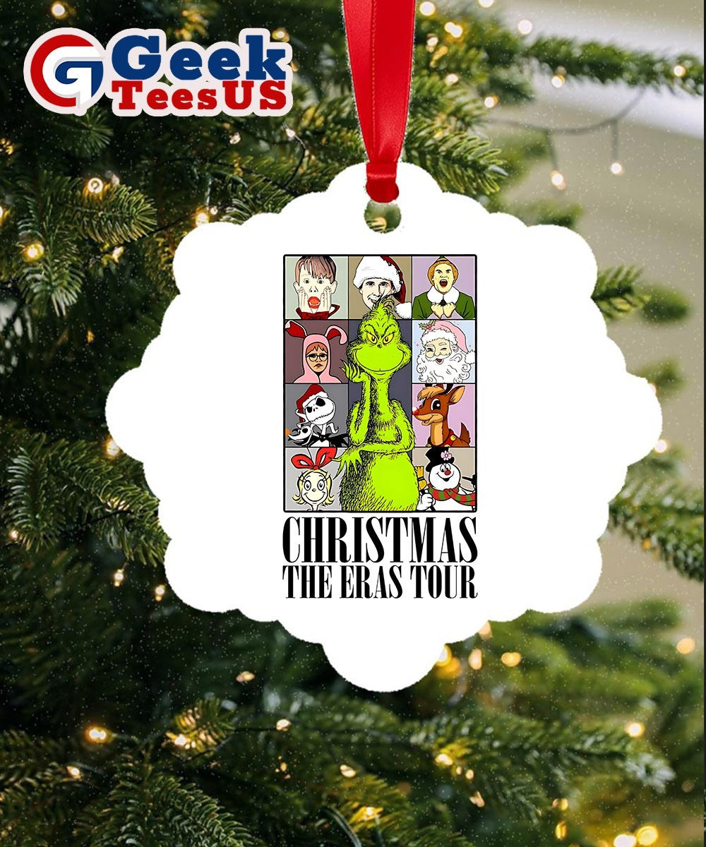 Santa Grinch Christmas Eras Tour Ornament