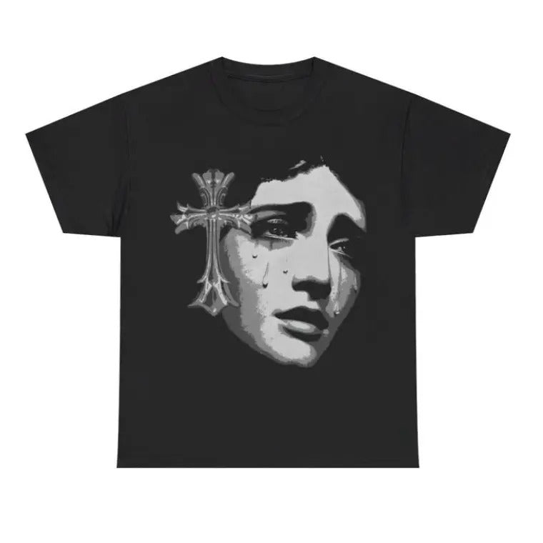 Save Me Cross Girl Graphic T-Shirt Casual Classic, Hoodie, Sweatshirt Size S- 3XL,Gift For Women Top Womenswear Underwear Humen