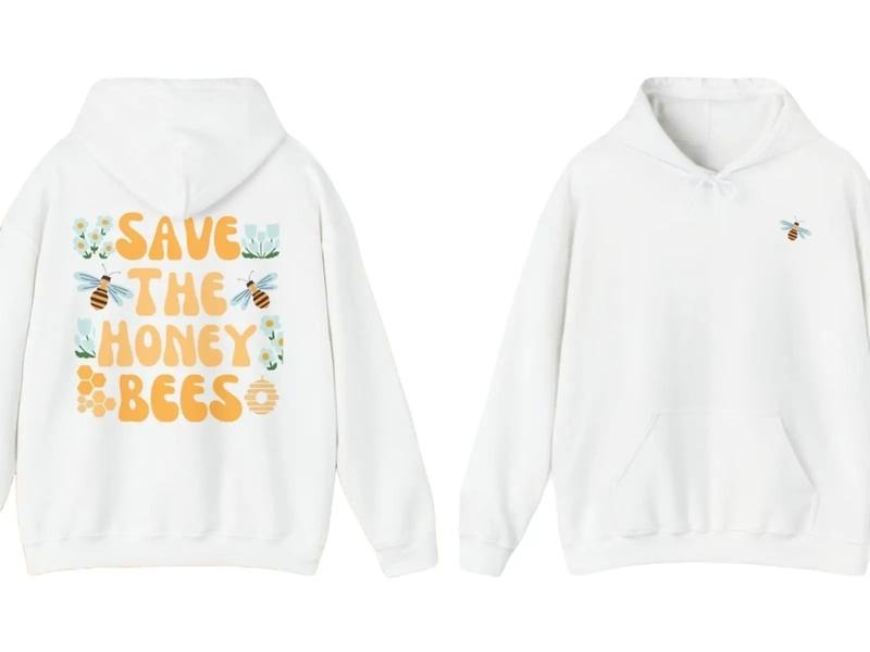 Save The Honey Bees Comfy T-Shirt Hoodie Sweatshirt | DripVista.com