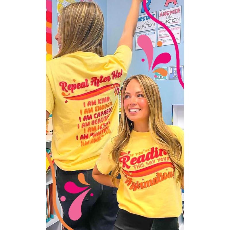Say Your Affirmations Graphic Shirt Hoodie, Sweatshirt | DripVista.com