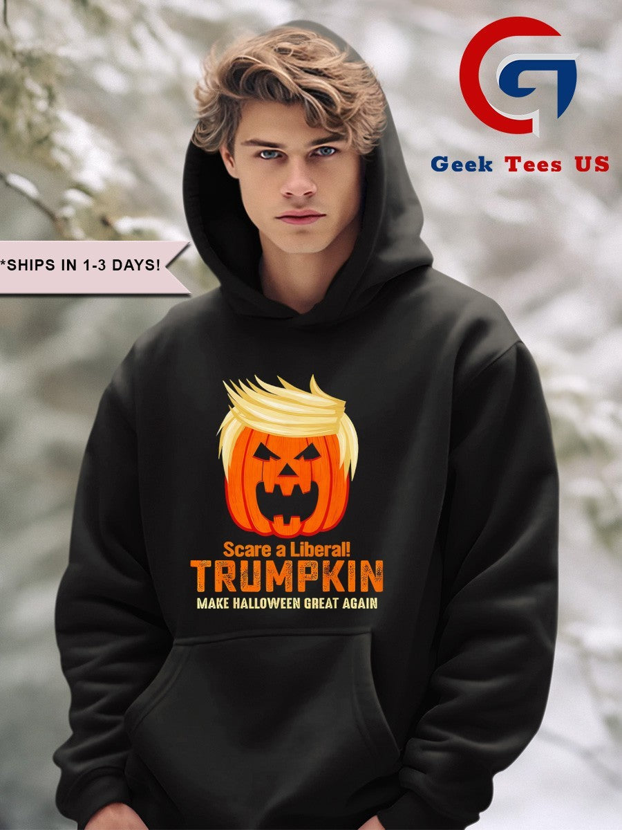 Scare a liberal Trumpkin MHGA Halloween 2025 shirt