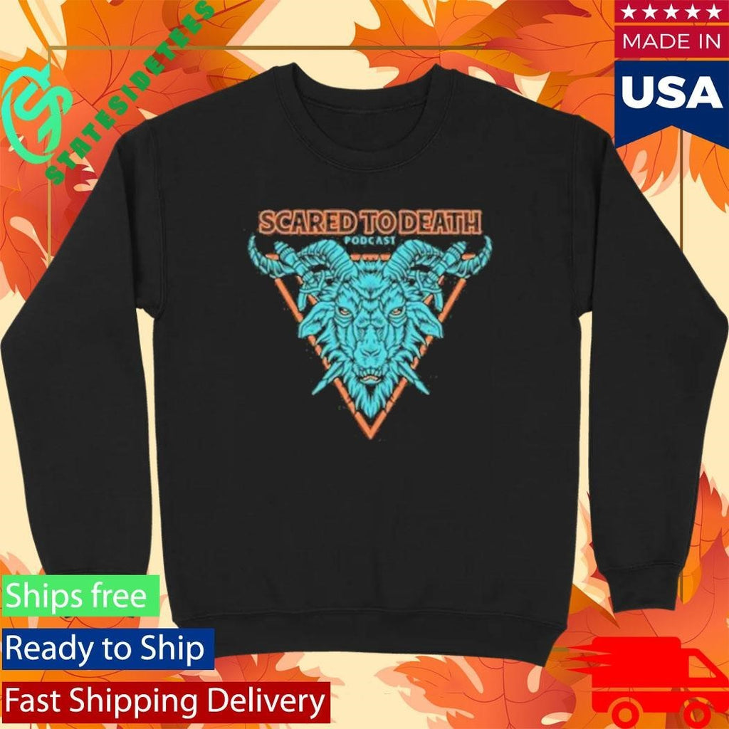 Scared To Death Podcast Demon Goat Shirt
