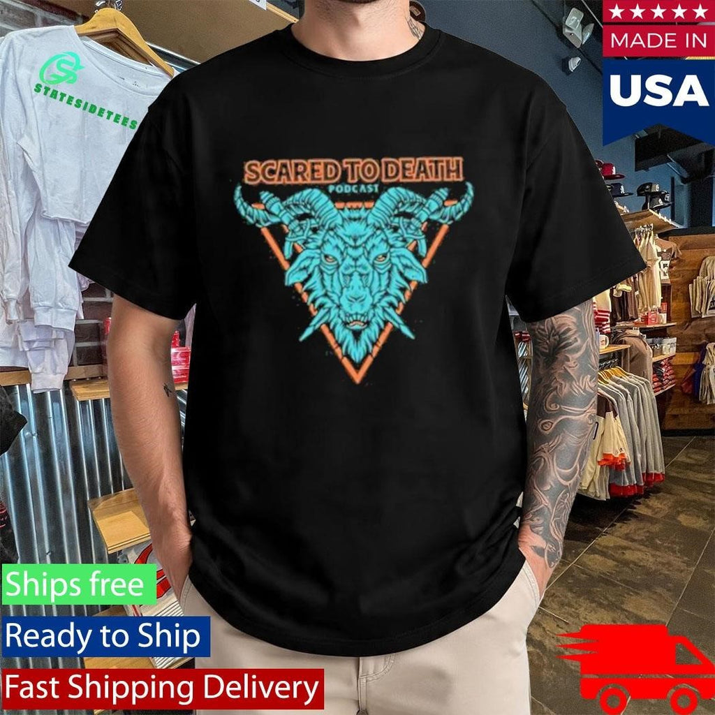 Scared To Death Podcast Demon Goat Shirt