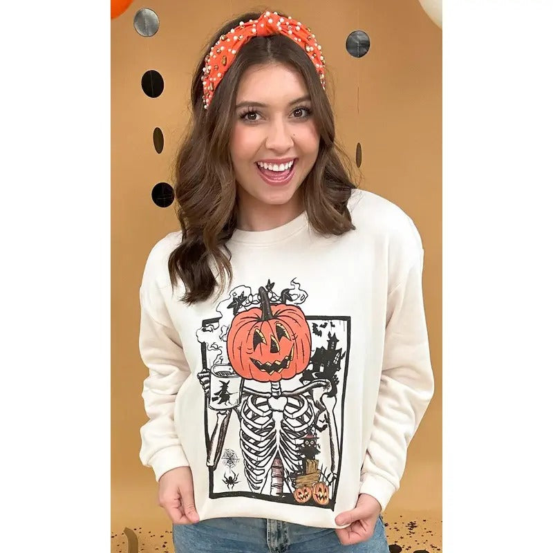 Scary Skeleton Graphic Sweatshirt T-Shirts, Hoodie | DripVista.com