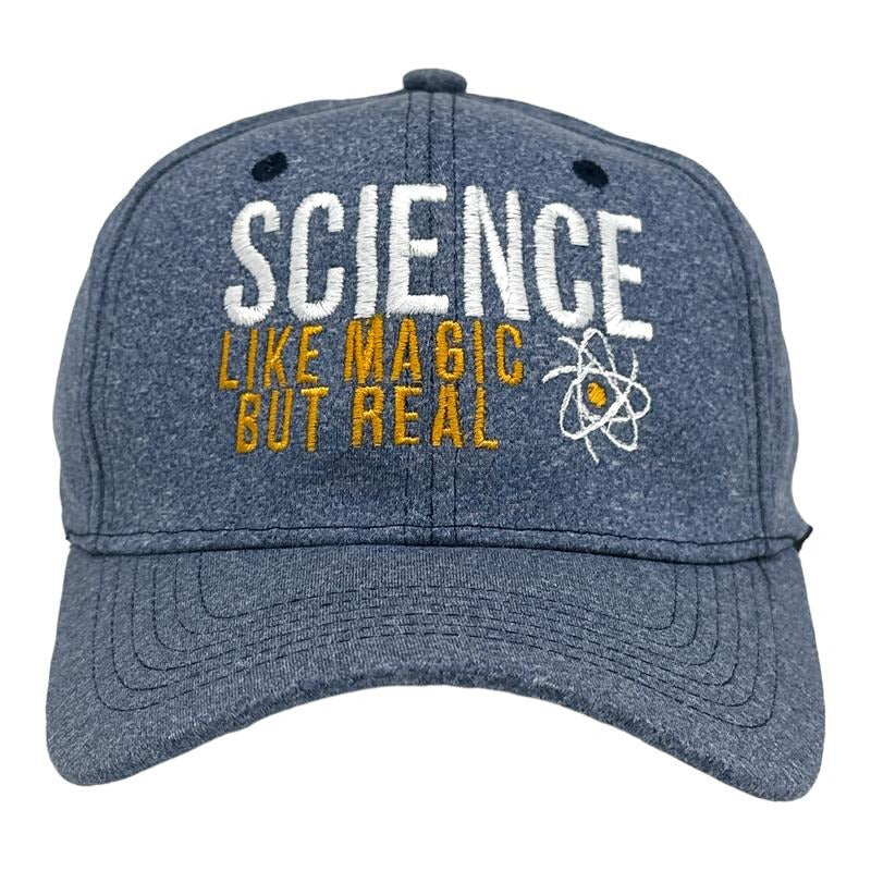 Science Like Magic But Real Hat Funny Nerdy Chemistry Joke Cap Funny Hats Nerd  Funny Sarcastic  Novelty Caps for Men...