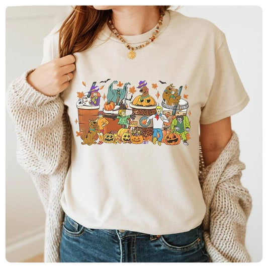 Scooby Doo Coffee Halloween Shirt Scooby Doo Halloween Shirt Trick Or Treat Shirt Halloween Movie Shirt Halloween Party Shirt