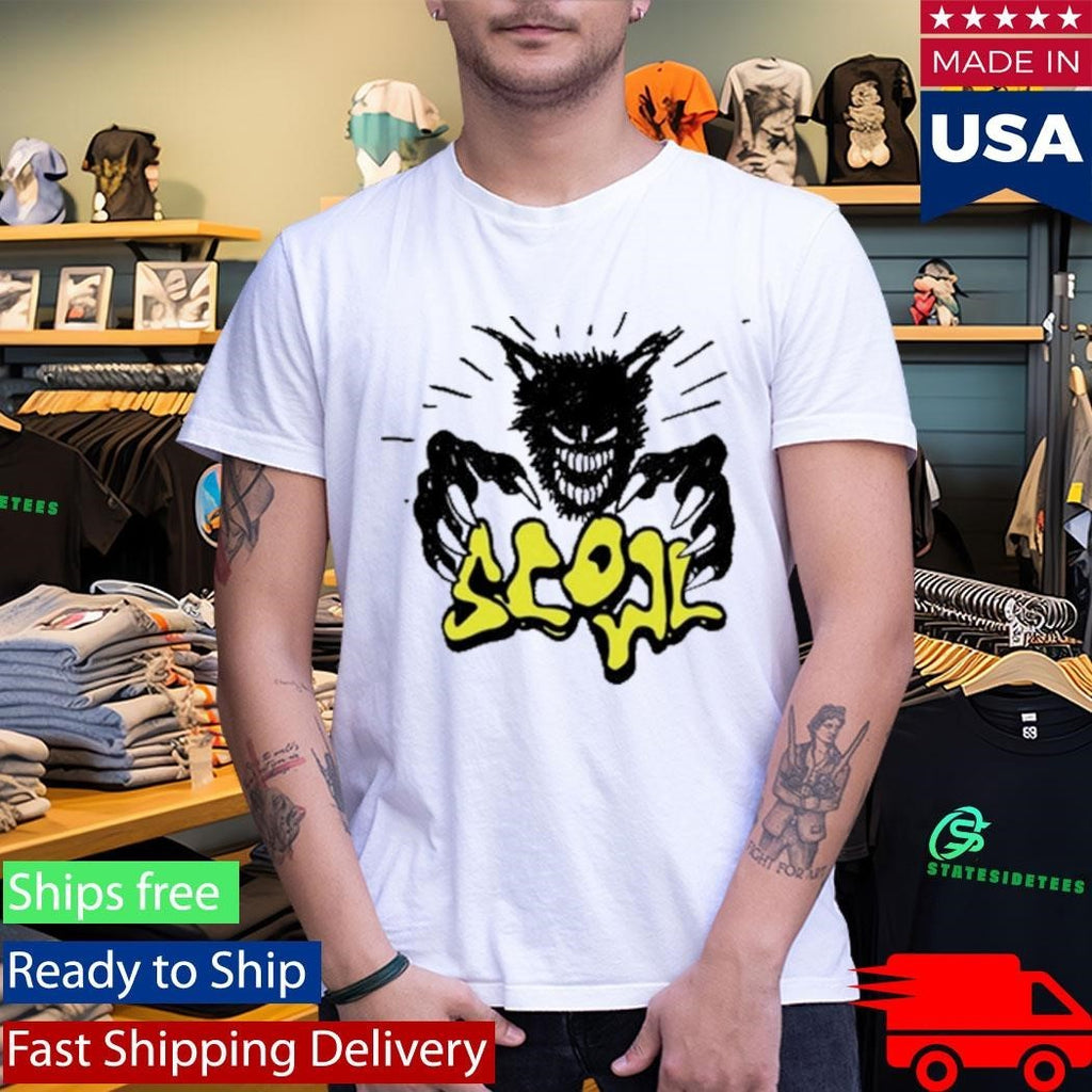 Scowl Scary Cat Shirt