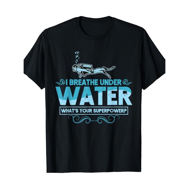 Scuba Diving Shirt Men Women Scuba Diver Gift Ocean Lover T-Shirt 100% Cotton Made in USA Hoodie, Sweatshirt | DripVista.com