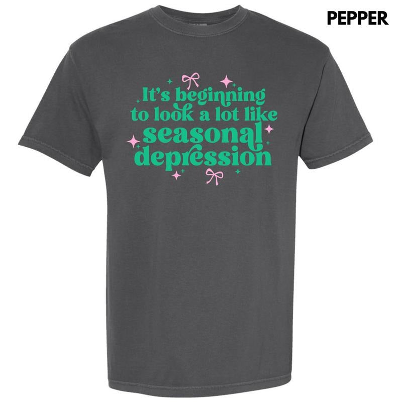 Seasonal Depression Comfort Colors T-Shirt 'NLB' Hoodie, Sweatshirt | DripVista.com
