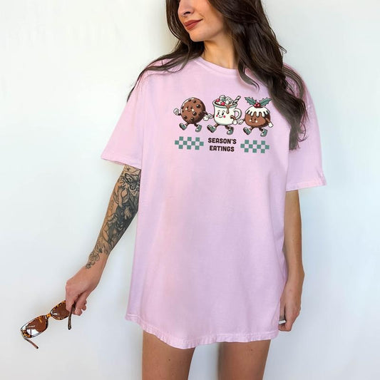 Seasons Eatings- T-Shirt, Unisex T-Shirt, Funny Tee, Comfortable Shirt,  Christmas  Theme