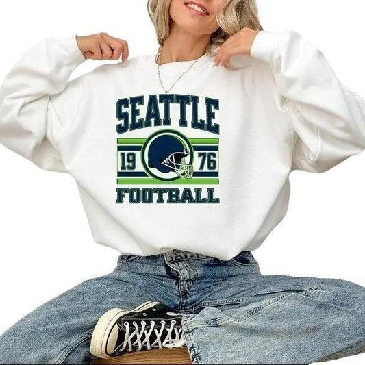 Seattle Football Sweatshirt, Trendy Seattle Football Seattle Game Day Sweatshirt, Womenswear Football Fan