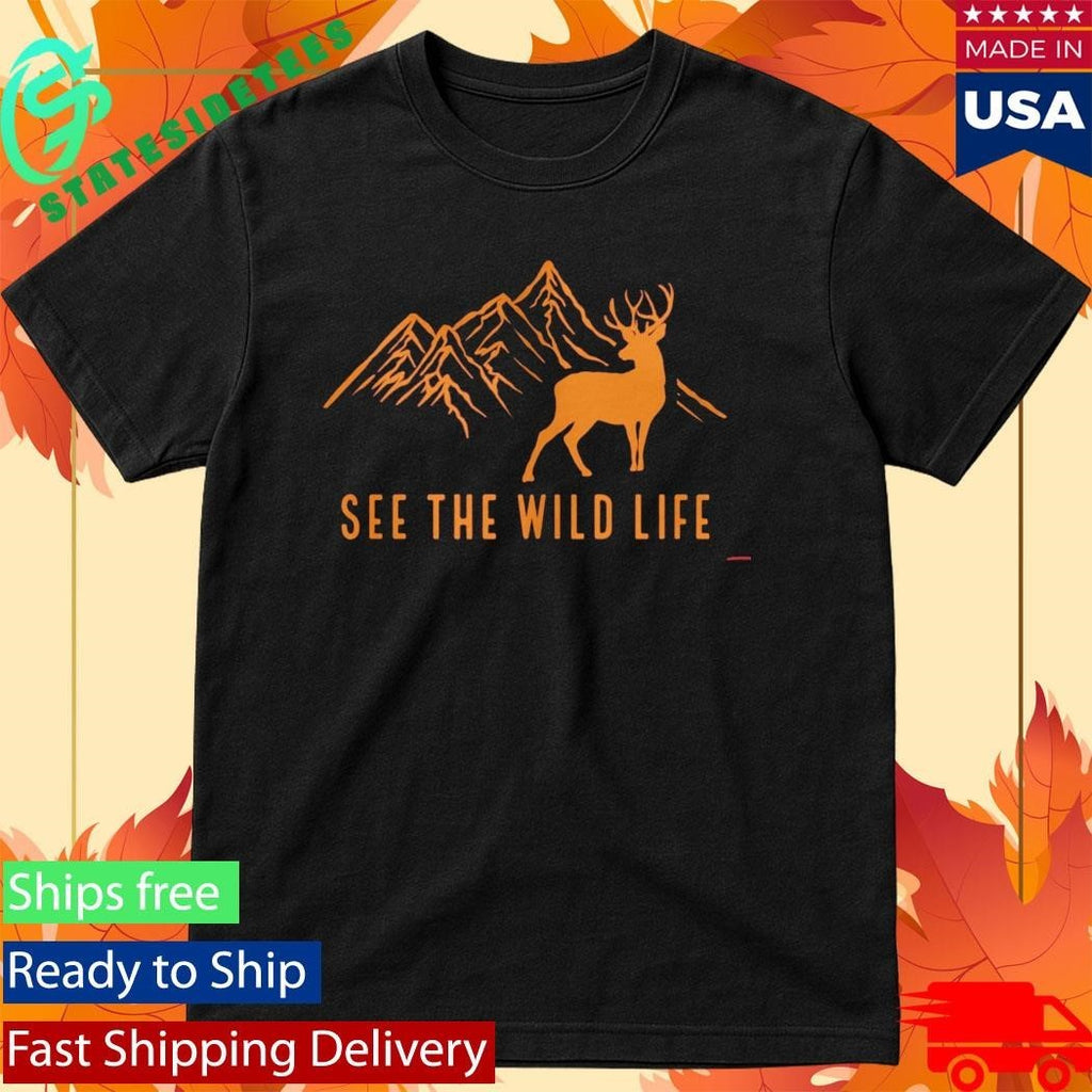 See The Wild Life Moose Adventure Adult Shirt