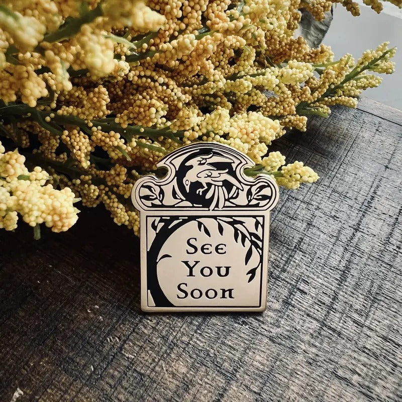 See You Soon gold enamel pin T-Shirts, Hoodie, Sweatshirt | DripVista.com