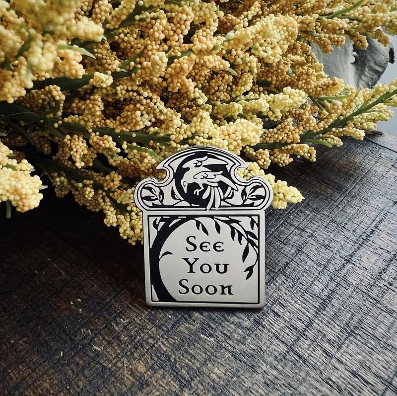 See You Soon silver enamel pin T-Shirts, Hoodie, Sweatshirt | DripVista.com