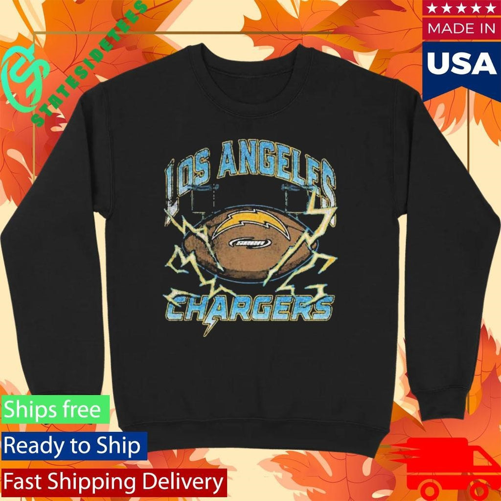 Seen X Los Angeles Chargers Black Power Grid Shirt