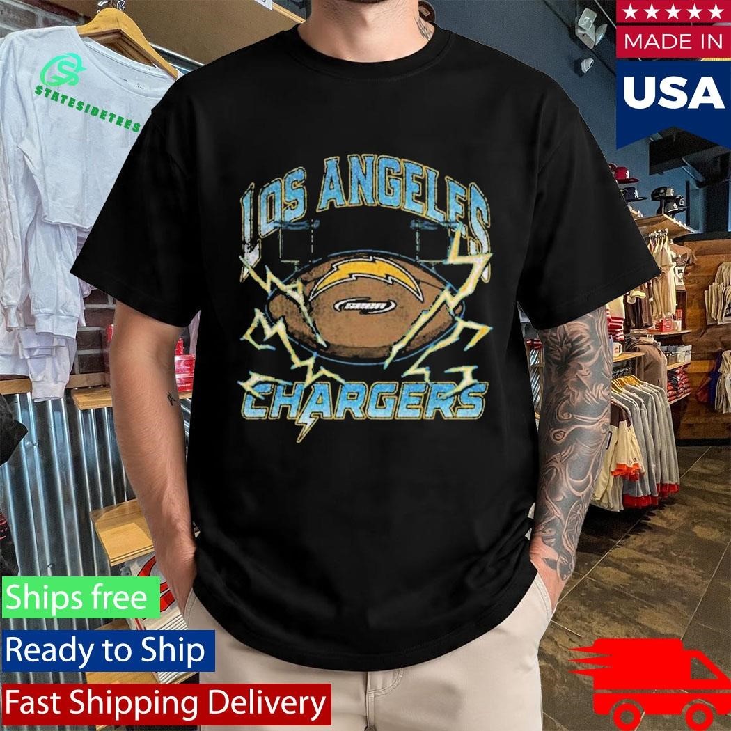Seen X Los Angeles Chargers Black Power Grid Shirt
