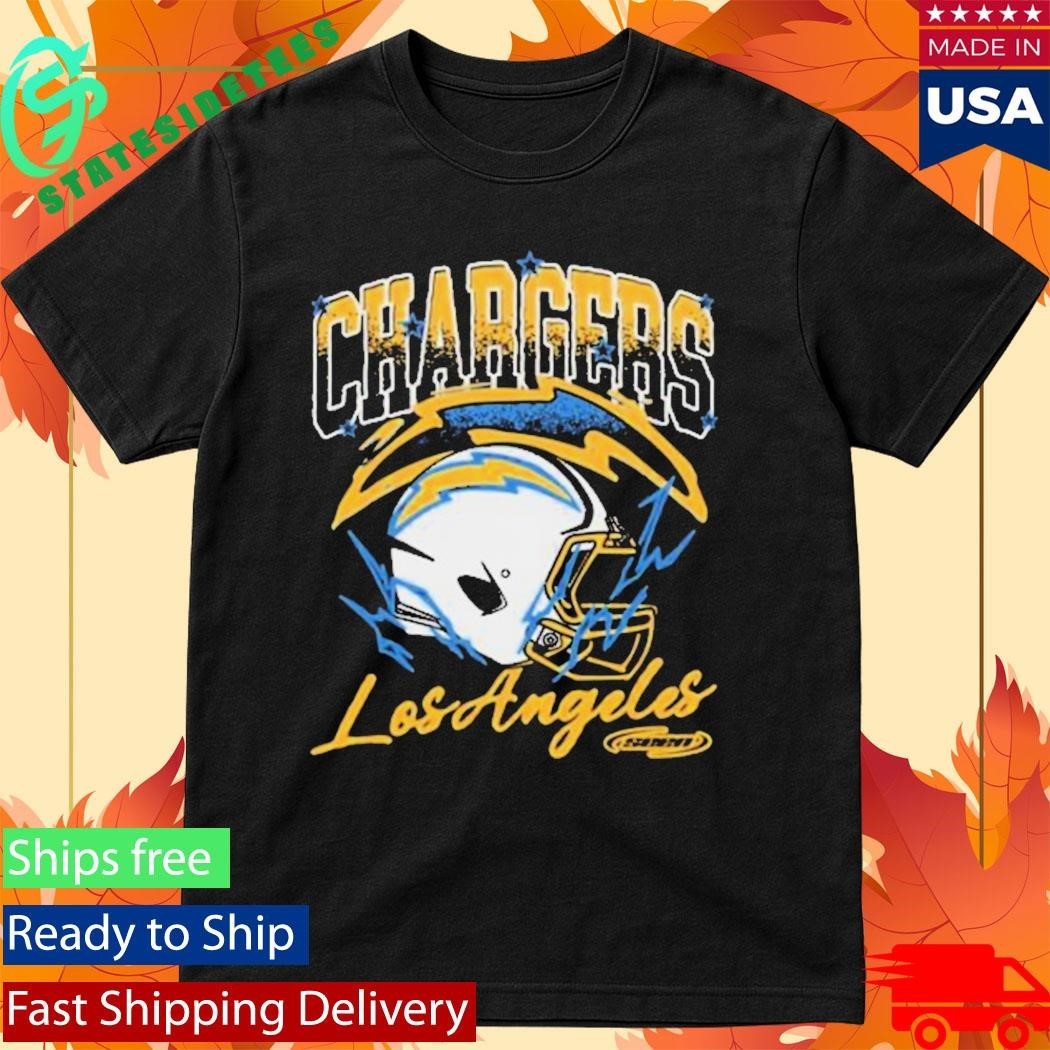 Seen X Los Angeles Chargers Black Vintage Voltage Shirt